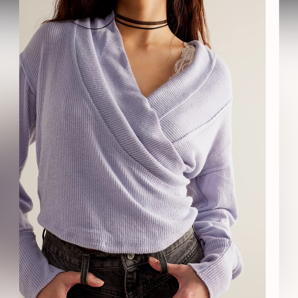 Free People We ate Free Hold Me Close Pullover Top Size XS